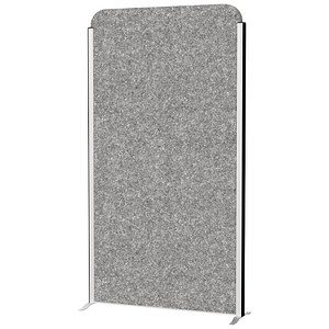 MAUL Stellwandsystem MAULcocoon, 1.000 x 1.800 mm, silber