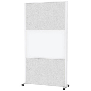 MAUL Stellwandsystem MAULconnecto, 2x Akustik/1x Whiteboard
