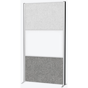 MAUL Stellwandsystem MAULconnecto, 2x Akustik/1x Whiteboard