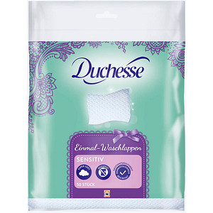 Duchesse trockene Reinigungstücher Waschlappen Sensitiv, 50 St.
