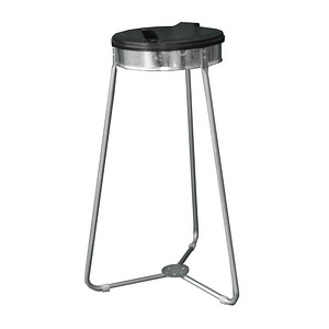 Müllsackständer 70,0 - 120,0 l silber