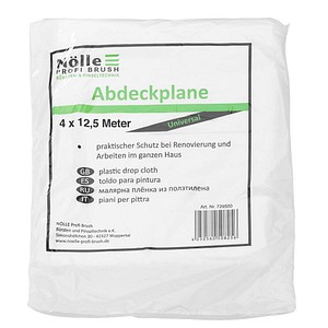 Nölle Abdeckfolie 4,0 x 12,5 m weiß 6,0 my