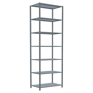 SCHULTE Schwerlastregal MULTIplus 250 12962 silber 100,0 x 60,0 x 300,0 cm