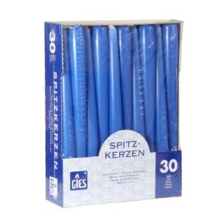 Spitzkerzen 250 x 23,5 mm, 30 Stück/Pack | defter koboltGastroabpackung