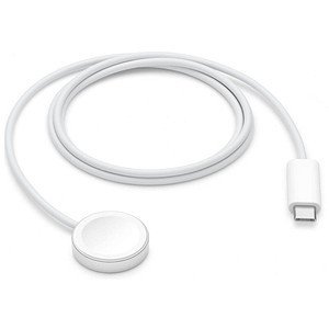 Apple Watch Magnetisches Ladekabel auf USB Induktive Ladestation weiß 1,0 m