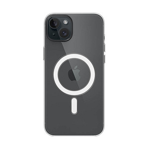 Apple Clear Case mit MagSafe Handy-Cover für Apple iPhone 15 Pro schwarz
