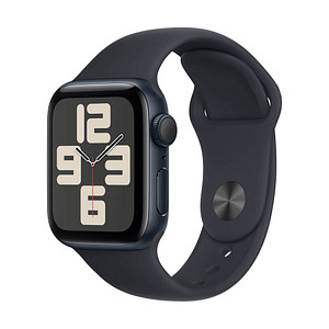 Apple Watch SE 40 mm Aluminium (GPS) Sportarmband M/L  mitternacht