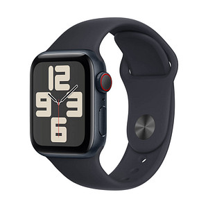 Apple Watch SE 40 mm (GPS+Cellular) Sportarmband M/L  mitternacht