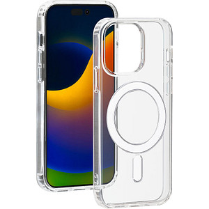 bigben Hybrid Case mit MagSafe Handy-Cover für Apple iPhone 15 Pro Max transparent
