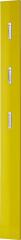 Garderobenpaneel DETROIT mit 3 Haken, Gelb