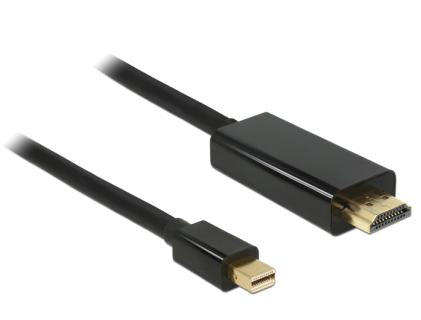 DELOCK 83698 miniDisplayport auf HDMI 1 Meter schwarz