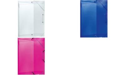 HERLITZ Heftbox, DIN A4, aus PP, transluzent-blau Rückenbreite: 40 mm, Maße: (B