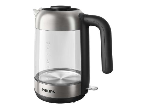 PHILIPS HD9339/80 Wasserkocher Viva Glas, glas/edelstahl