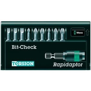 WERA Bit-Check Rapidaptor 10-teilig - 8600-9/TZ für E-Maschinen
