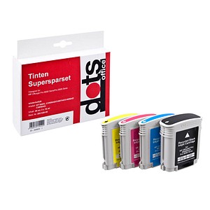 dots schwarz, cyan, magenta, gelb Tintenpatronen ersetzen HP 940XL (C2N93AE)