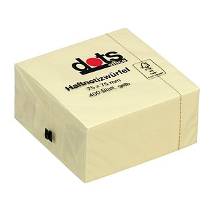 dots Haftnotizen Standard gelb 1 Würfel