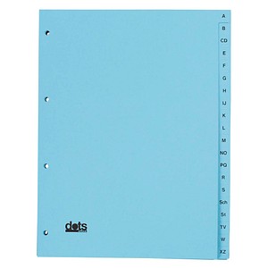 dots Ordnerregister Vollformat A-Z blau 20-teilig, 5 Satz