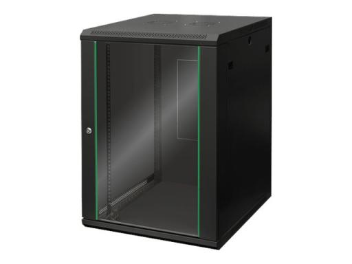 DIGITUS Wandgehäuse Dynamic Basic schwarz 16HE 600x600mm