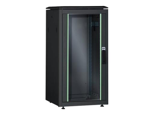DIGITUS 26U Netzwerkschrank Unique Serie 1342x800x1000mm Farbe schwarz RAL 9005