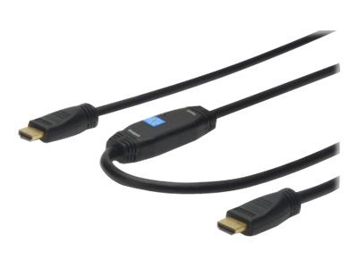 DIGITUS HDMI Monitorkabel mit Verstärker, 20,0 m