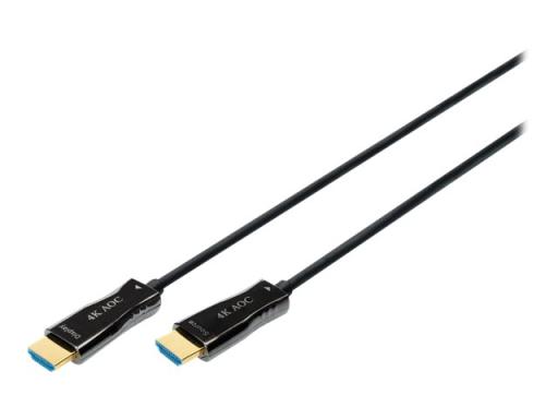 DIGITUS HDMI AOC Hybrid Glasfaserkabel, UHD 4K, 20 m
