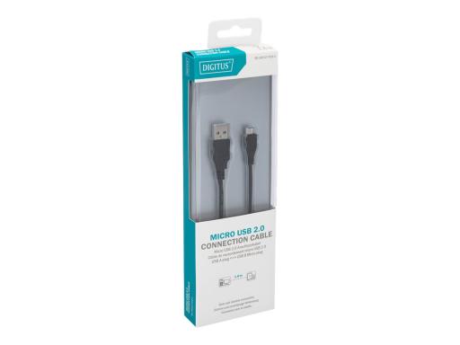 DIGITUS USB2.0 Anschlusskabel, 1,8m