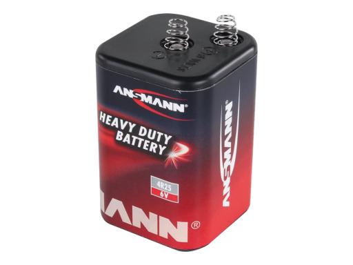 ANSMANN Spezial-Batterie 4R25 Federkontakt Zink-Kohle Ansmann 4R25 6 V 9000 mAh
