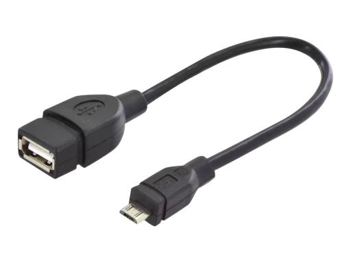 USB2.0 Adapterkabel, OTG, 0.2m