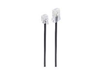 SCONN Anschlusskabel Western-Stecker 8/4 -Western-Stecker 6/4 3,0m