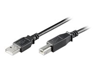 WENTRONIC 96185 - USB A - USB B - Männlich/männlich - Schwarz (96185)