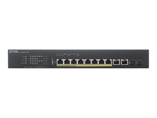 ZYXEL 8-port Multi-Gigabit Smart Managed PoE++ Switch 375Watt 802.3BT, 2 x 10Gb