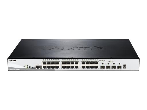 D-LINK 28-Port Smart Managed PoE+ Gigabit Stack Switch 4x 10Gdlink|green 3.0, 2