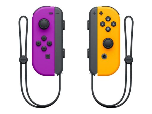 NINTENDO Switch Joy-Con Lila / Neon Orange 2er Set