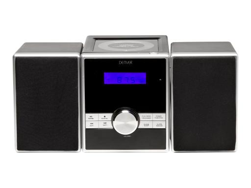 DENVER MCA-230MK2 Stereoanlage AUX, CD, UKW, Schwarz, Silber