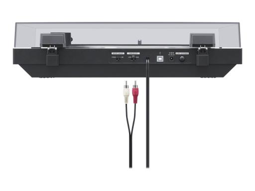 SONY PS-LX310XB12B Plattenspieler + SRS-XB12 BT Lautsprecher Bundle, schwarz (P