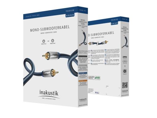 IN-AKUSTIK Cinch Audio Anschlusskabel [1x Cinch-Stecker - 1x Cinch-Stecker] 2 m