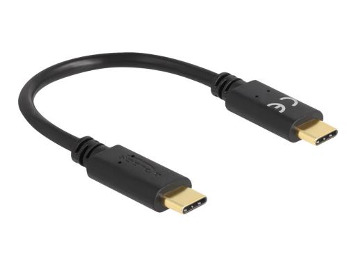 DELOCK 85356 USB Kabel 0,015 m USB C Schwarz (85356)
