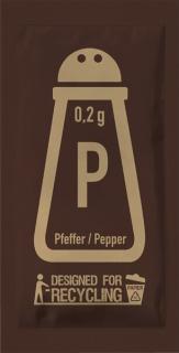HELLMA Pfeffer-Portion, einzeln verpackt, im Karton