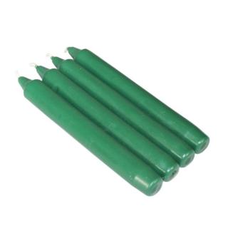 Tafelkerzen 175 x 21,5 mm, 4 Stück/Pack | grün 
