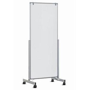 Whiteboard mobil MAULpro grau easy2move 75x180cm