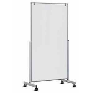 Whiteboard mobil MAULpro grau easy2move 100x180cm