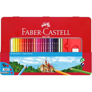 48 FABER-CASTELL Classic Buntstifte farbsortiert
