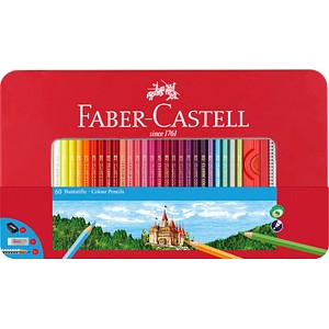 60 FABER-CASTELL Classic Buntstifte farbsortiert