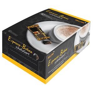 HELLMA Espresso-Bohnen in Zartbitte rschokolade, Genießerbox (9601526)