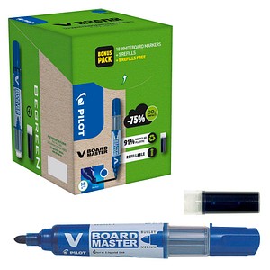 PILOT V-Board Master Greenpack Whiteboard-Marker-Set blau 2,0 - 5,0 mm