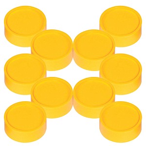 Magnet PE 34mm gelb Haftkraft 2kg 10St