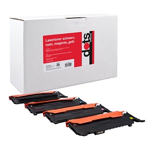 4 dots schwarz, cyan, magenta, gelb Toner ersetzen SAMSUNG CLT-P4072c (SU382A)