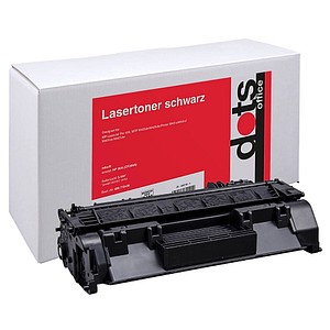 dots schwarz Toner ersetzt HP 80A (CF280A)