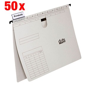 50 dots Hängehefter Karton lichtgrau 1 x kaufmännische Heftung