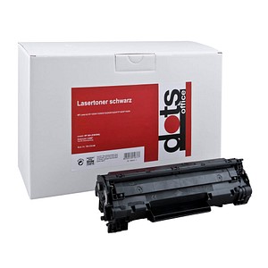 dots schwarz Toner ersetzt HP 36A (CB436A)
